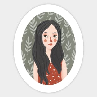 Flower girl Sticker